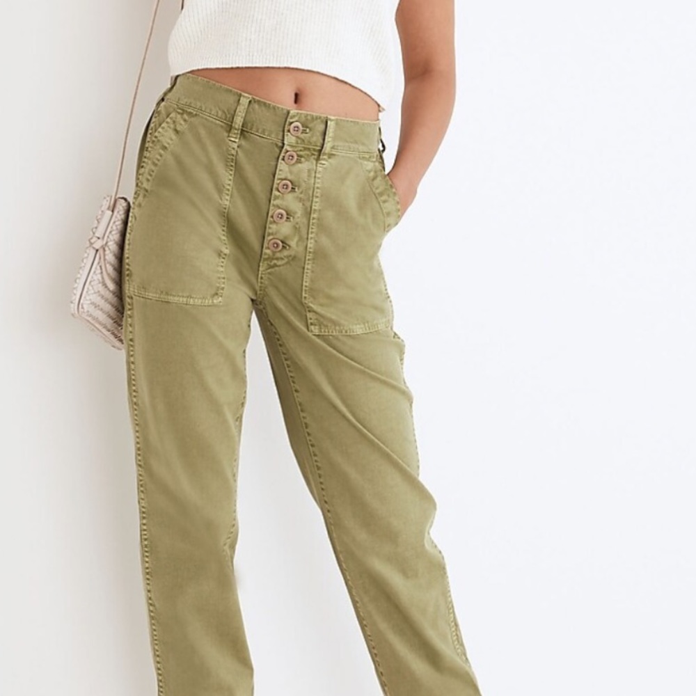 Madewell Griff  Pull on Tapered Fatigue cargo pants
